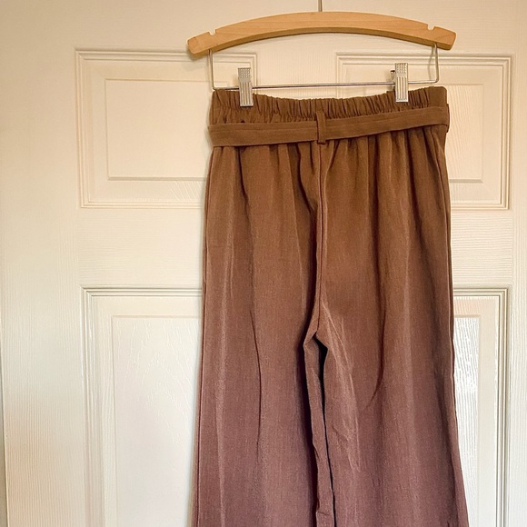 Rose Dress Pants - Wide Leg with Belt - Picture 3 of 3